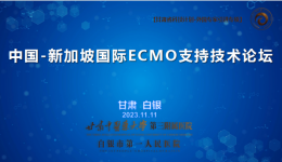 中国-新加坡国际ECMO支持技术论坛
